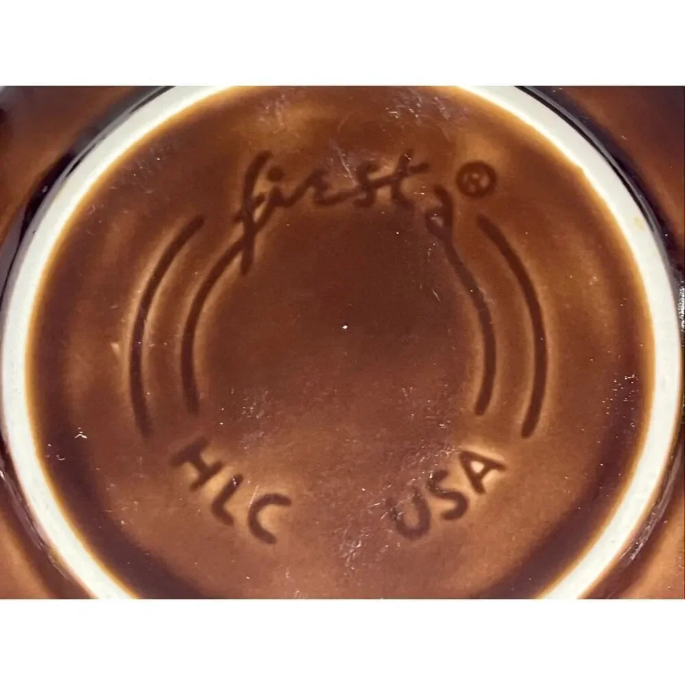 Homer Laughlin  Fiesta Chocolate  Soup Bowl 7”